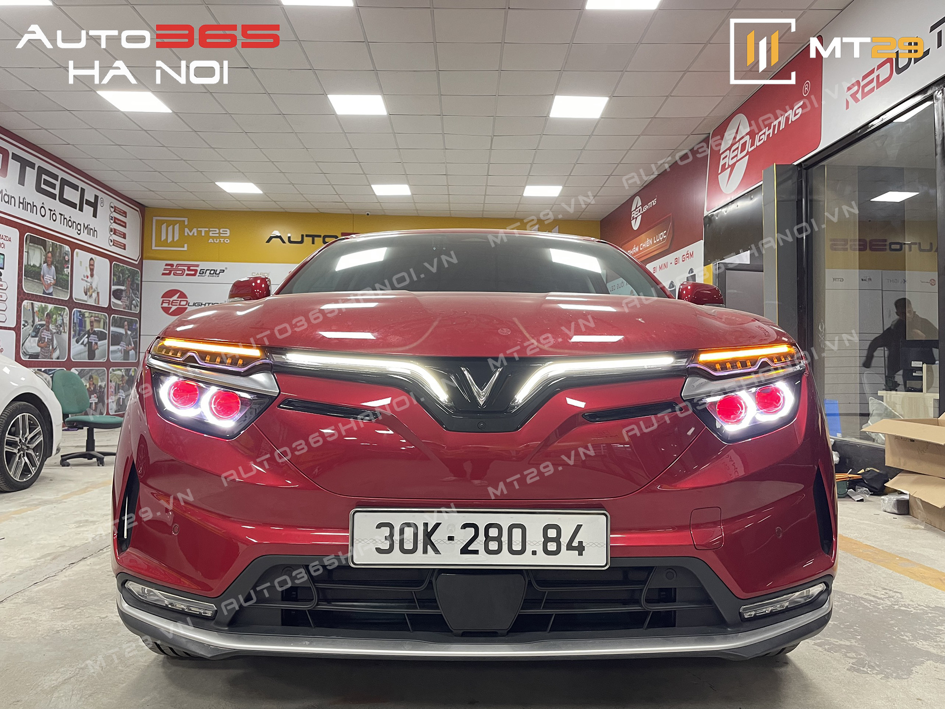 Độ đèn Vinfast VF8