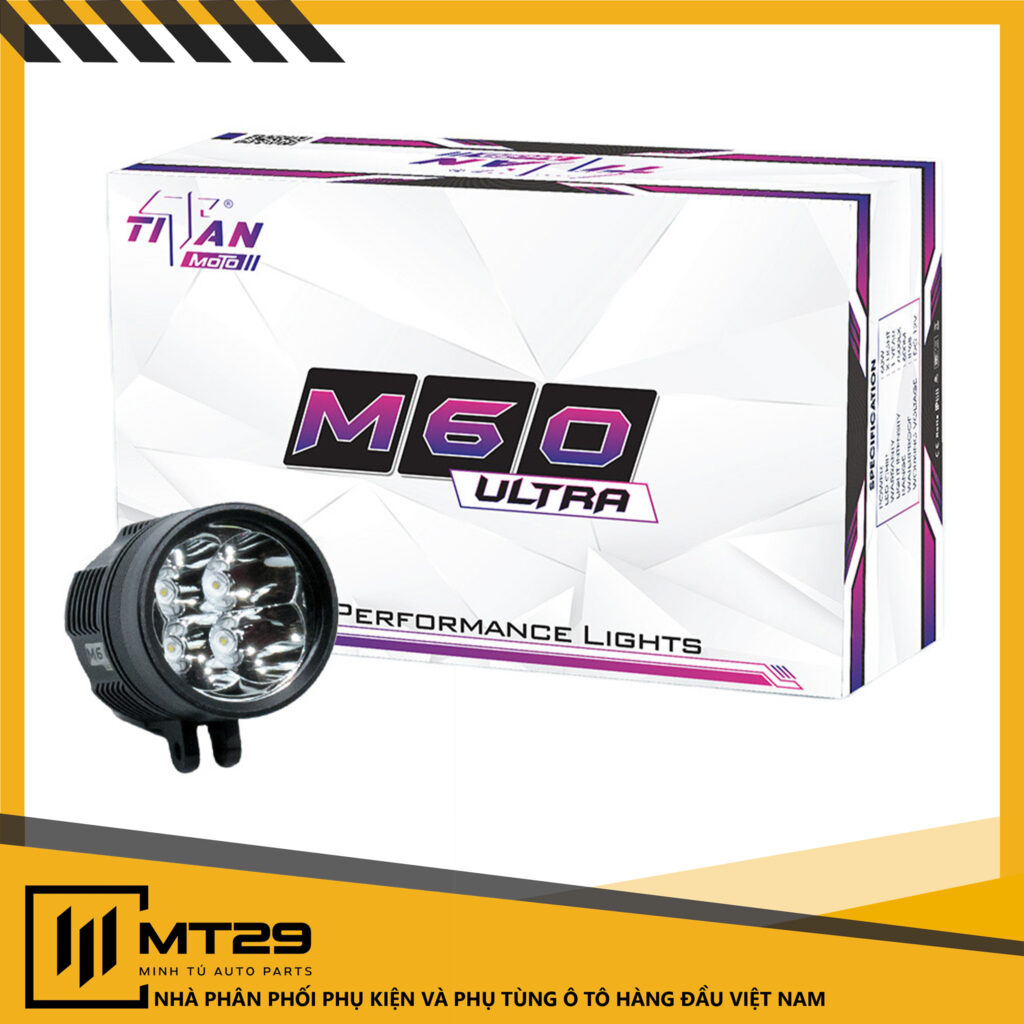 ĐÈN TRỢ SÁNG TITAN MOTO M60 ULTRA 10 ĐÈN TRỢ SÁNG TITAN MOTO M60 ULTRA