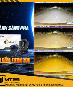 Bi Gầm Titan 301 - 3 Nhiệt Màu 7 Ánh sáng PHA Bi Gầm Titan 301