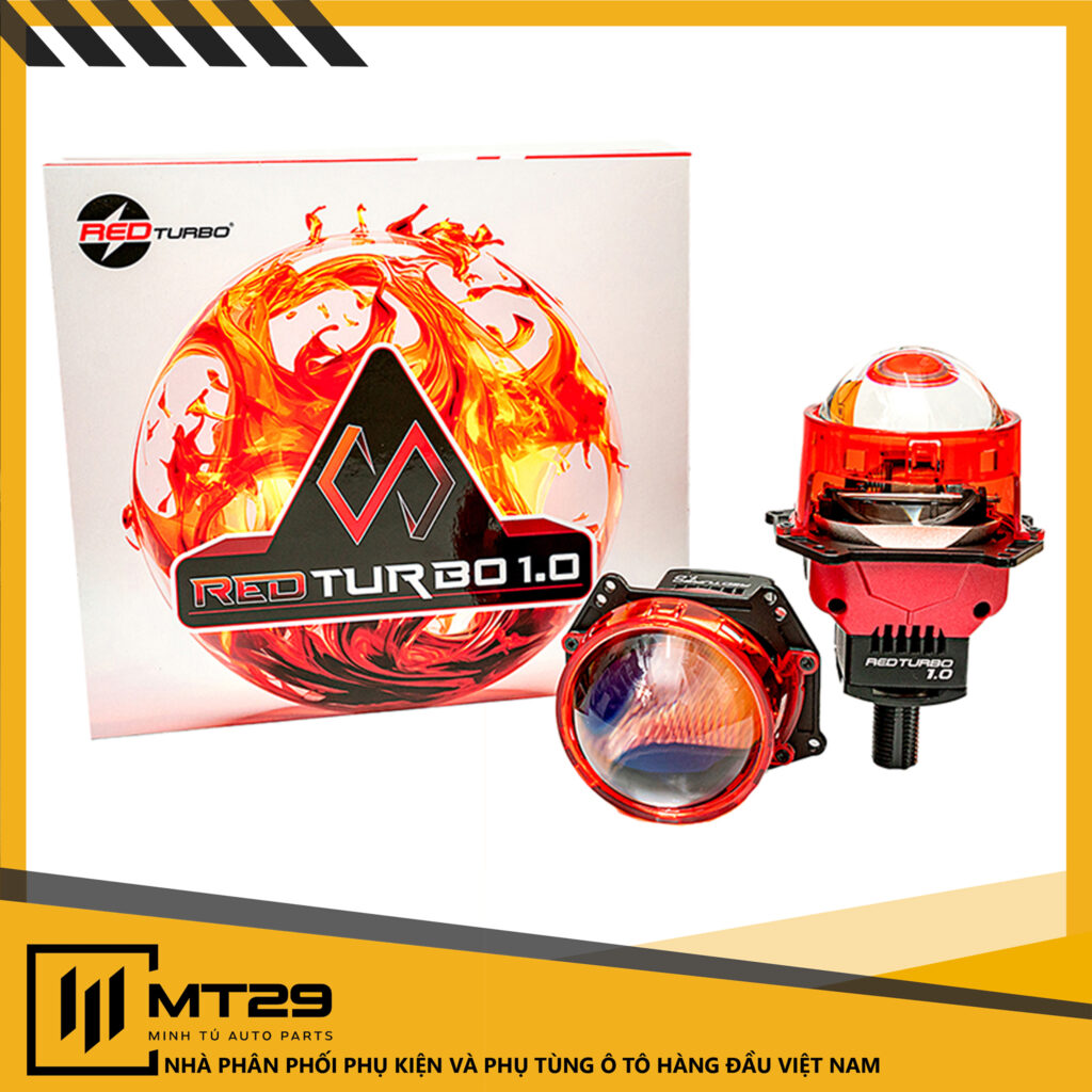 RED TURBO 1.0 NEW - BI LED CÓ TRỢ PHA TIỆM CẬN LASER 12 Bi Led Red Turbo 1.0 New