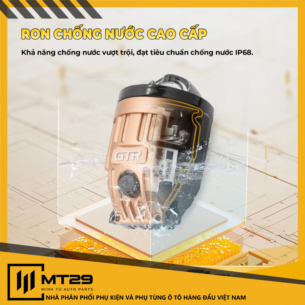 BI GẦM GTR G1 TURBO 25 Bi gầm GTR G1 Turbo đạt tiêu chuẩn chống nước IP68