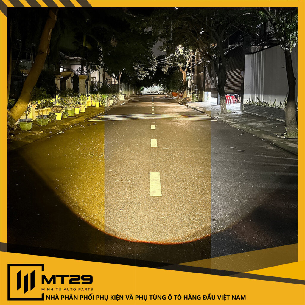 BI GẦM X-LIGHT F10 2.0 2024 11 Ánh sáng COS bi gầm X-Light F10 2.0 2024