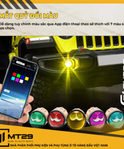 Tính năng đổi màu mắt quỷ được tích hợp với App LED LAMP trên điện thoại