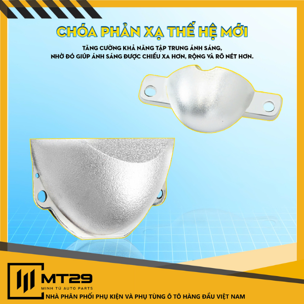 BI LED X_LIGHT V20 BASE 2025 14 Choá phản xạ thế hệ mới, giúp ánh sáng rộng và rõ nét hơn