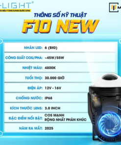 Thông số cấu hình X-Light F10 New 2025