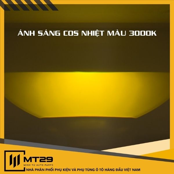 Ánh sáng cos nhiệt màu 3000K bi led Ánh sáng của X-Light F10 2.0 NEW