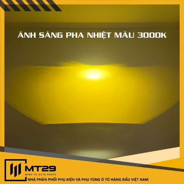 Ánh sáng pha nhiệt màu 3000K bi led Ánh sáng của X-Light F10 2.0 NEW