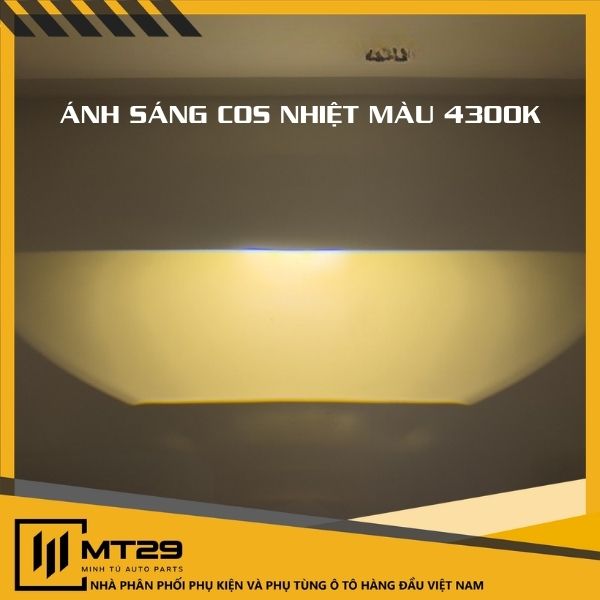 Ánh sáng cos nhiệt màu 4300K bi led Ánh sáng của X-Light F10 2.0 NEW